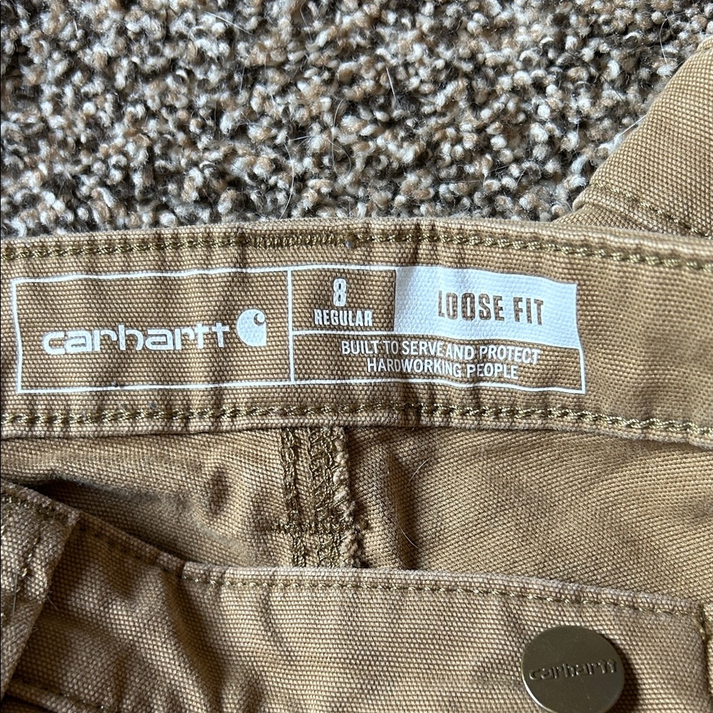 Carhartt Women's Tan Boot Cut Jeans - Picture 2 of 4